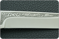 Нож Лиса граб - черное дерево, s390, нержавеющая сталь : фото 5