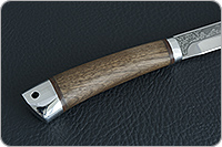 Нож Заноза орех, 95х18, алюминий : фото 3