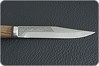 Нож Заноза орех, 95х18, алюминий : фото 4