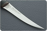 Нож Фишка (Fish-ka) наборная кожа, elmax, текстолит : фото 2