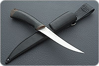 Нож Фишка (Fish-ka) наборная кожа, elmax, текстолит : фото 7