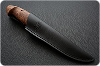 Нож Хаски карельская береза, elmax, латунь : фото 6