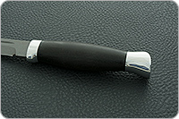 Нож Финка-3 граб - черное дерево, 95х18, алюминий : фото 4