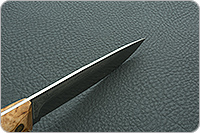 Нож Пескарь ЦМ накладки стабилизированная карельская береза, 100х13м, цельнометаллический : фото 6