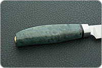 Кухонный нож Овощной стабилизированная карельская береза, 95х18, алюминий : фото 3