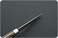 Кухонный нож Овощной малый цельнометаллический накладки орех, 40x10c2m (эи-107), алюминий : фото 4