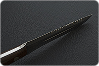 Нож Ирбис накладки текстолит
, s390, цельнометаллический : фото 4