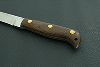 Нож Боярин цельнометаллический накладки орех, 95х18, цельнометаллический : фото 5