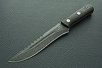 Нож Ирбис накладки карбон, s390, цельнометаллический : фото 2