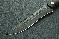 Нож Ирбис накладки карбон, s390, цельнометаллический : фото 3