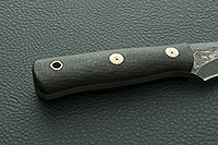 Нож Ирбис накладки карбон, s390, цельнометаллический : фото 5