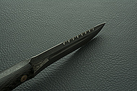 Нож Ирбис накладки карбон, s390, цельнометаллический : фото 9