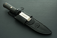 Нож Ирбис накладки карбон, s390, цельнометаллический : фото 11