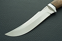 Нож Клык стабилизированная карельская береза, 95х18, алюминий : фото 3