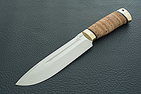 Нож Селигер береста, elmax, латунь : фото 2