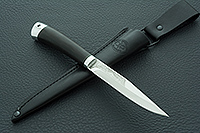 Нож Заноза граб - черное дерево, м-390, алюминий : фото 6