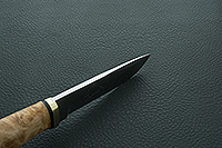 Нож Полярный кап березовый, 95х18, латунь : фото 10