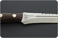 Нож Ирбис накладки текстолит
, эп-766, цельнометаллический : фото 5