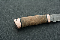 Нож Клычок-3 стабилизированная карельская береза, zdi-1016, медь : фото 5