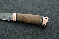 Нож Клычок-3 стабилизированная карельская береза, zdi-1016, медь : фото 6