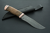 Нож Клычок-3 стабилизированная карельская береза, zdi-1016, медь : фото 10