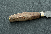 Кухонный нож Овощной стабилизированная карельская береза, zdi-1016, латунь : фото 5