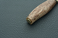 Кухонный нож Овощной стабилизированная карельская береза, zdi-1016, латунь : фото 7