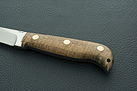 Нож Боярин цельнометаллический накладки орех, 100х13м, цельнометаллический : фото 6