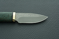 Нож Добрый стабилизированная карельская береза, cpr, латунь : фото 7