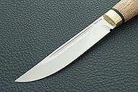 Нож Финка Лаппи орех, 100х13м, латунь : фото 3