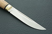 Нож Финка Лаппи орех, 100х13м, латунь : фото 4