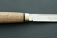 Нож Финка Лаппи орех, 100х13м, латунь : фото 8