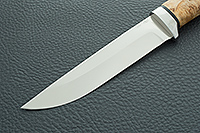 Нож Лиса карельская береза, n690, нержавеющая сталь : фото 3