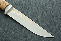 Нож Лиса карельская береза, n690, нержавеющая сталь : фото 4