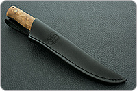 Нож Пескарь ЦМ накладки карельская береза, n690, цельнометаллический : фото 8