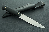 Нож Пескарь ЦМ накладки текстолит
, 95х18, цельнометаллический : фото 6