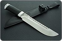 Нож Робинзон-1 наборная кожа, aus-8, алюминий : фото 7