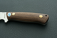 Нож Рифей накладки орех, 95х18, цельнометаллический : фото 6