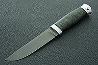 Нож Следопыт стабилизированная карельская береза, n690, алюминий : фото 2