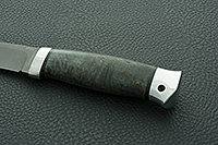 Нож Следопыт стабилизированная карельская береза, n690, алюминий : фото 6