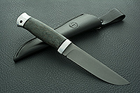 Нож Следопыт стабилизированная карельская береза, n690, алюминий : фото 10