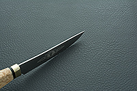 Кухонный нож Овощной карельская береза, 100х13м, латунь : фото 7