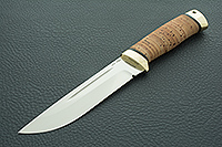 Нож Бекас береста, k390, латунь : фото 2