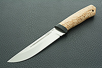 Нож Бекас карельская береза, elmax, текстолит : фото 2