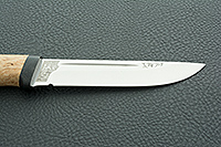 Нож Бекас карельская береза, elmax, текстолит : фото 8