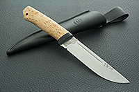 Нож Бекас карельская береза, elmax, текстолит : фото 10