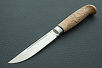 Нож Финка Лаппи  стабилизированная карельская береза, cpr, нержавеющая сталь : фото 2