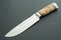 Нож Селигер кап березовый, 100х13м, нержавеющая сталь : фото 2