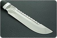 Нож Робинзон-1 наборная кожа, 95х18, алюминий : фото 2