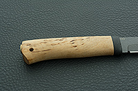 Нож Пескарь карельская береза, 100х13м, текстолит : фото 5